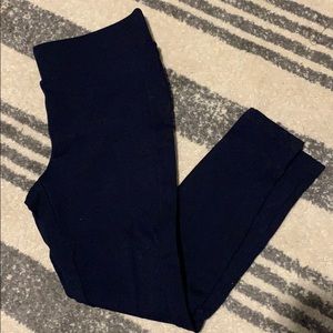 Navy blue leggings- never worn